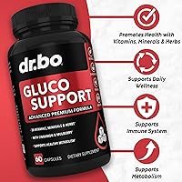Vista 2 de Gluco Support Suplemento Cápsulas – Suplementos para aumentar el metabolismo, píldora de fórmula a base de vitaminas – Ultra Balance Optimizer