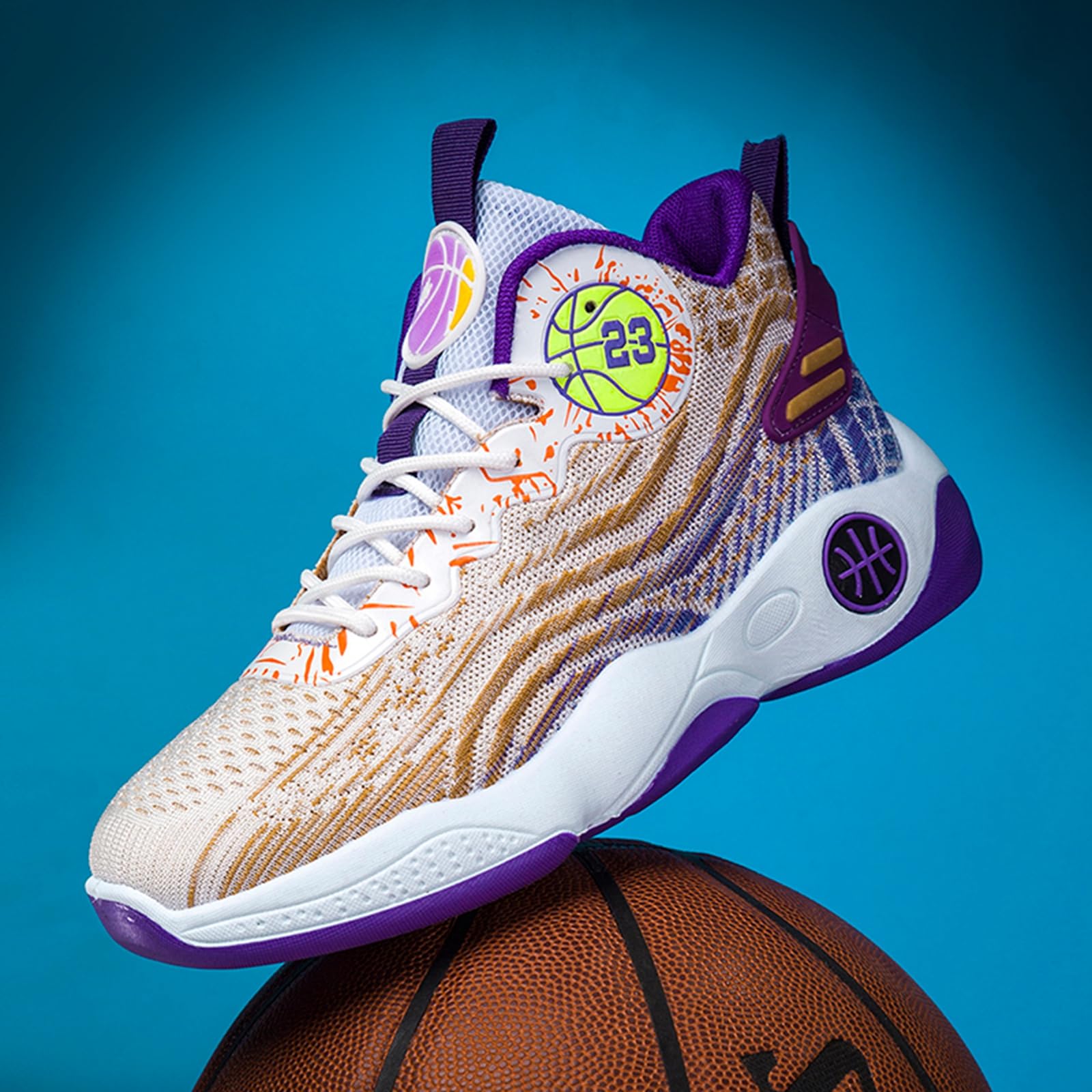 Zapatillas de Baloncesto Altas Hombre Transpirables Deportivas