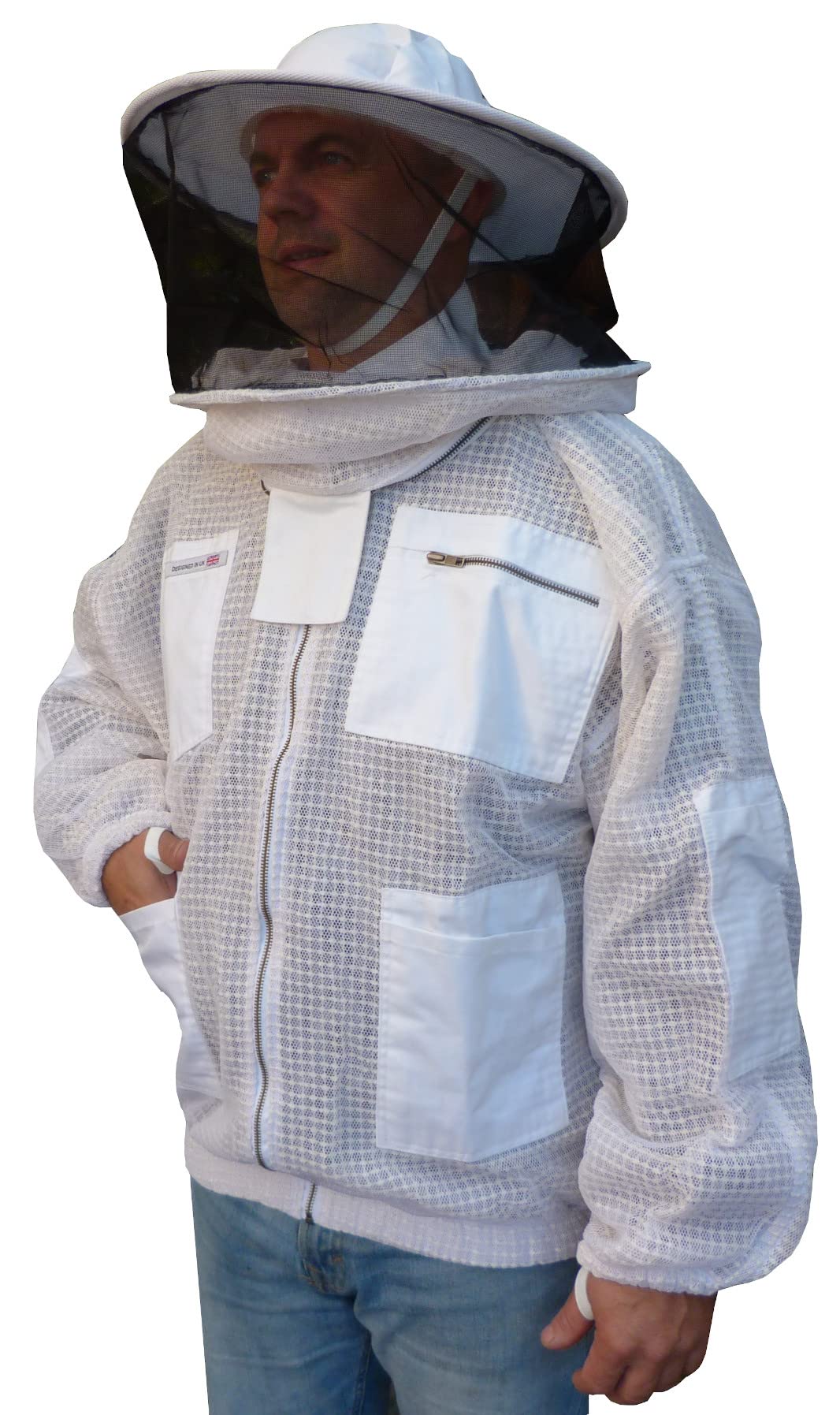 Giacca Apicoltura 3 Strati Professionale Ventilata Con Cappello - Foto 9