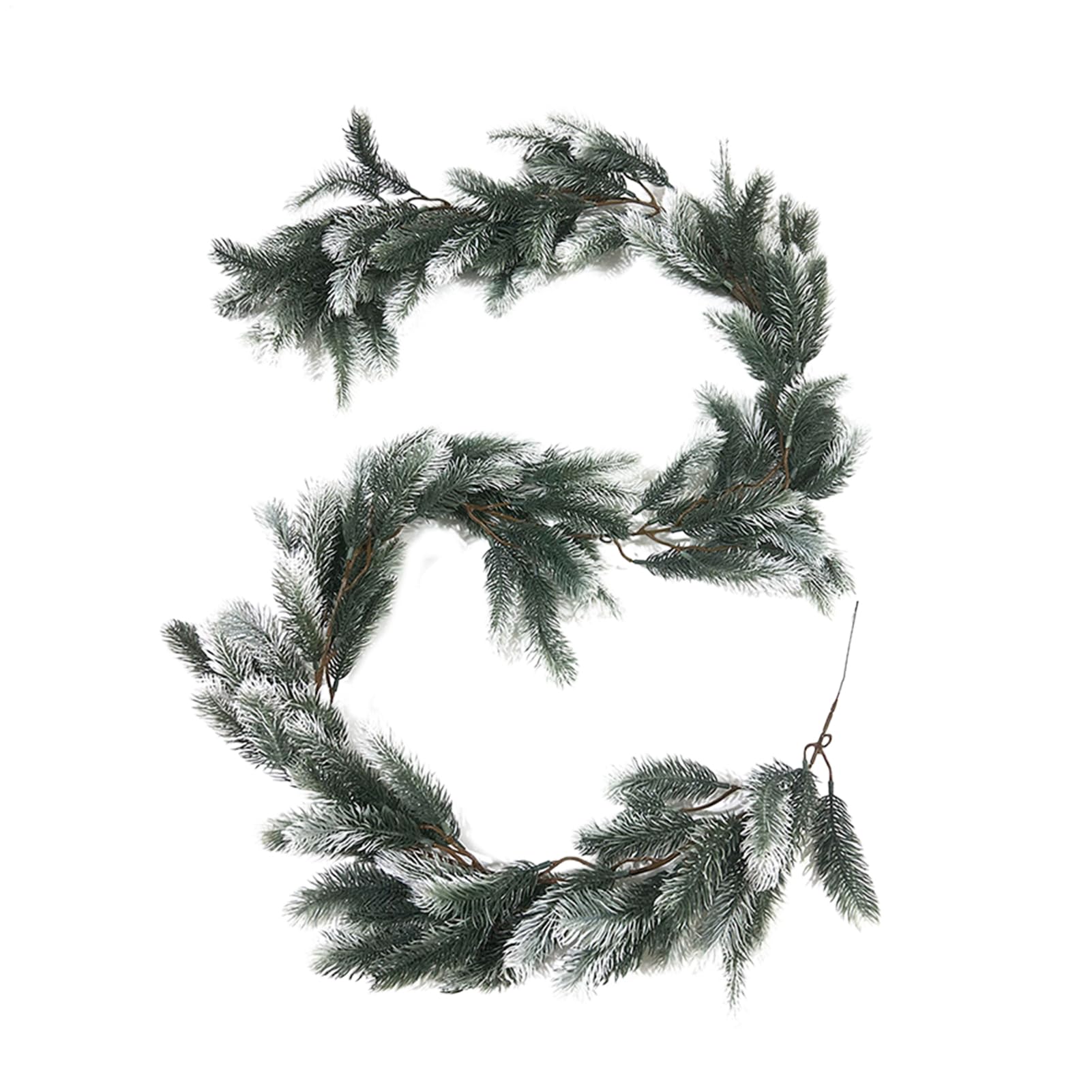 Guirlande artificielle festive en pin pour Noël et porte d'entrée