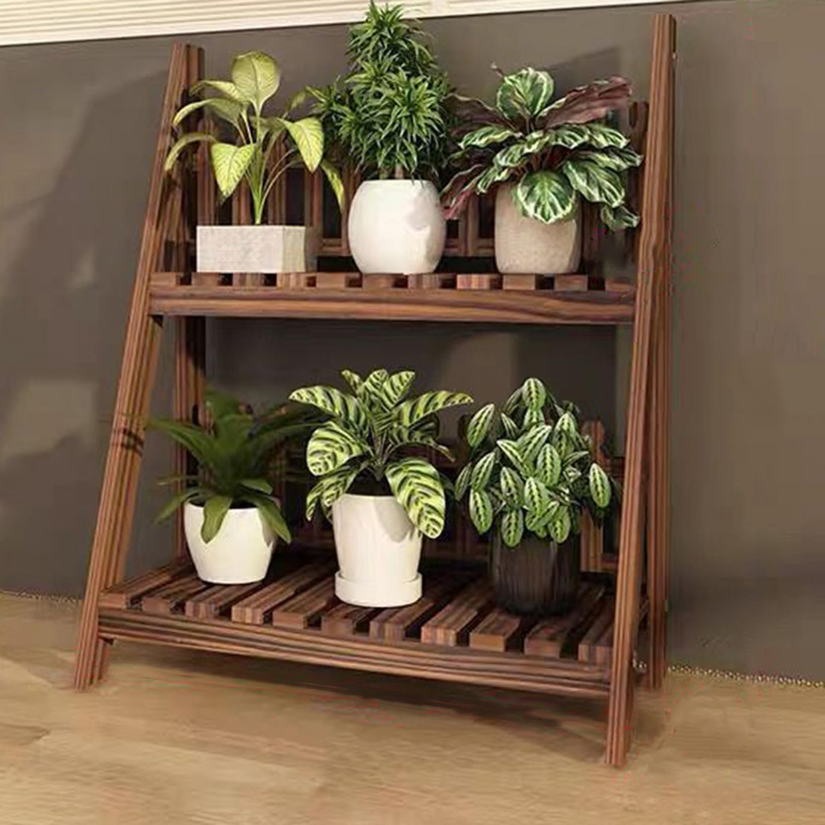 Amazon.co.jp: [GZGZ] ガーデンラック 屋外 3段 プランター