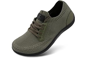 L-RUN Men's Walking Shoes for Flat Feet