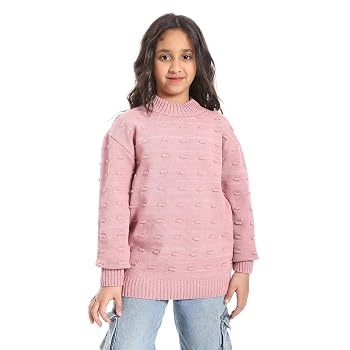 CAESAR Girls Girls wool pullover with multi design Girls wool pullover with multi design