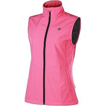 KUTOOK Womens Softshell Vest Lightweight Fleece Lined Windproof Sleeveless Jacket with Zipper Pockets Hiking Cycling Travel