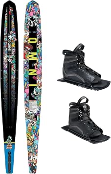HO Sports Future Omni Wacky Toons Waterski w/Double Stance Ultralite Boots