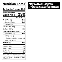 Vista 7 de Galletas proteínicas Quest Nutrition con sabor a canela y mantequilla marrón, 15g de proteína, 1g de azúcar, 2g de carbohidratos netos, aptas