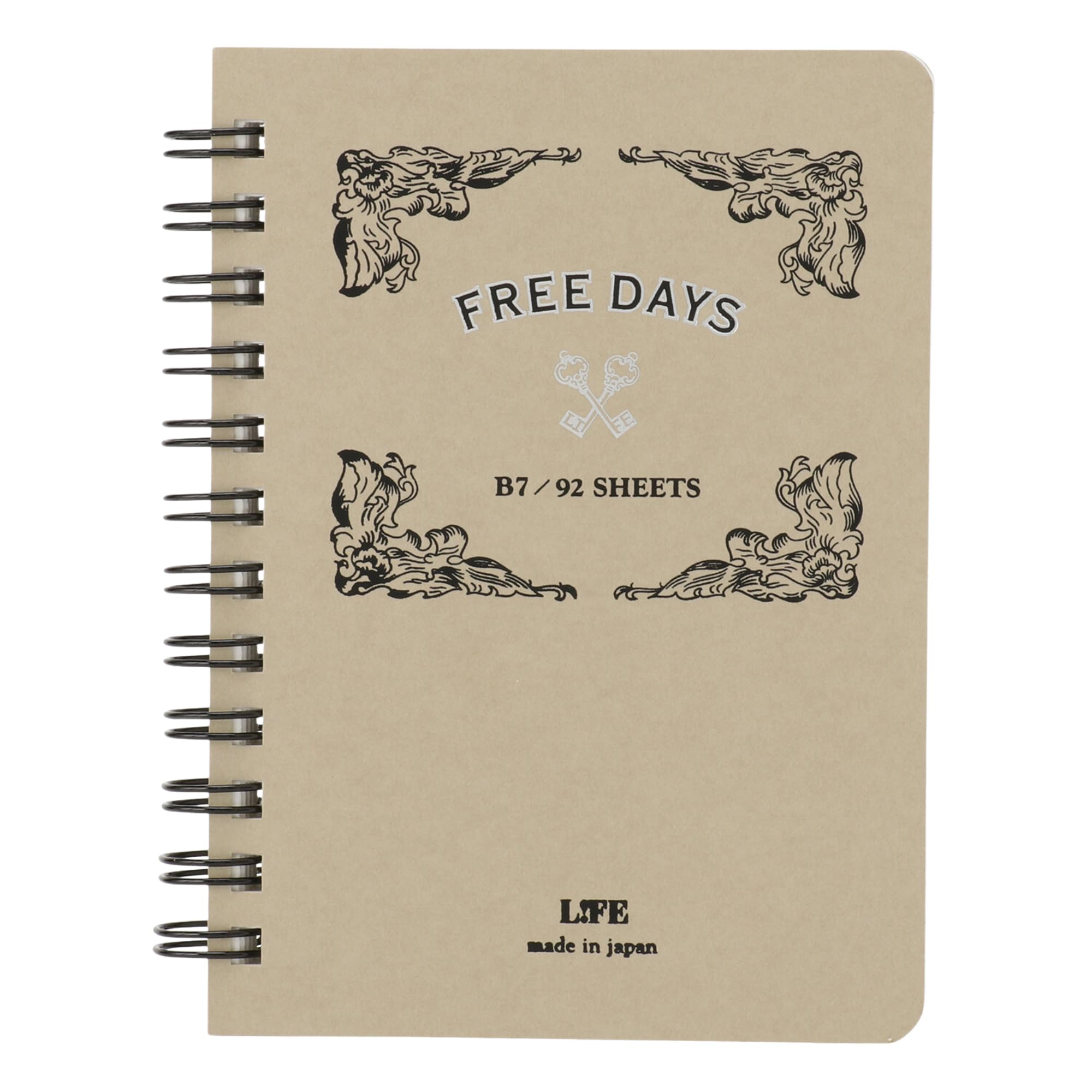 Life D1543 Quaderno ad anelli, B7, Freedays, grigio