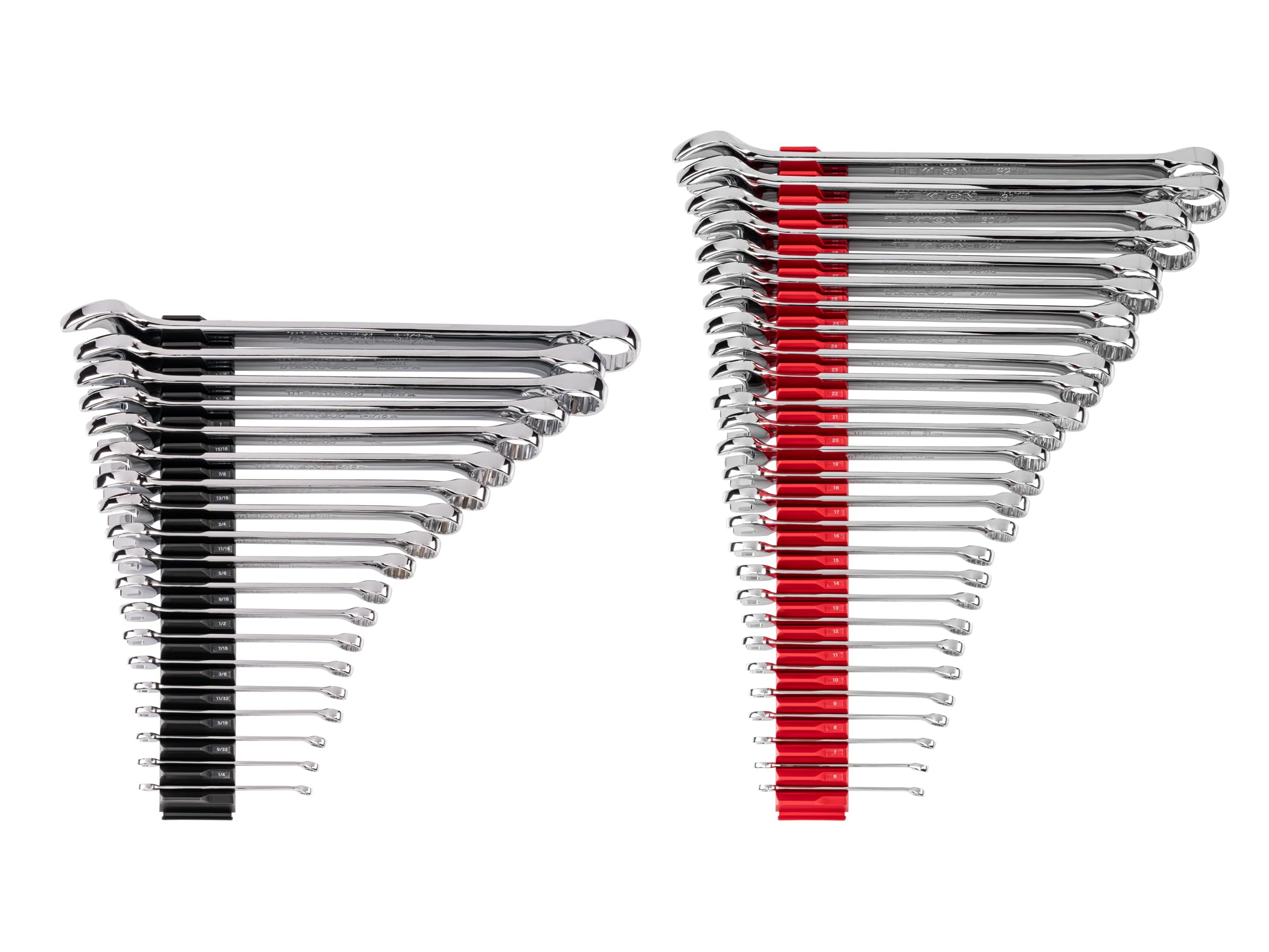 TEKTON Combination Wrench Set with Modular Organizers, 46-Piece (1