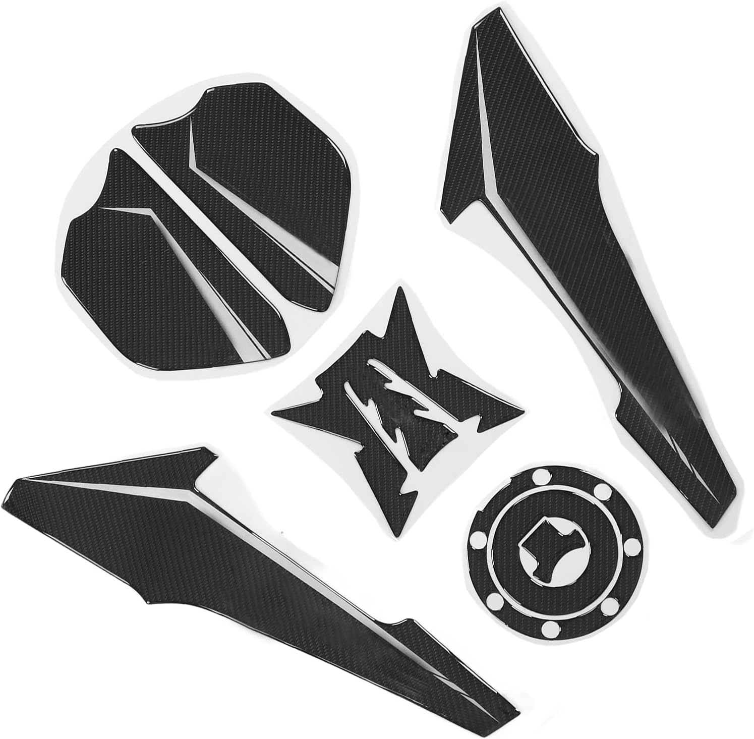 Gas Tank Protector, Wear Resistant Anti Slip Epoxy Resin Motorbike Fuel Tank Sticker Waterproof for Motorcycle Decoration