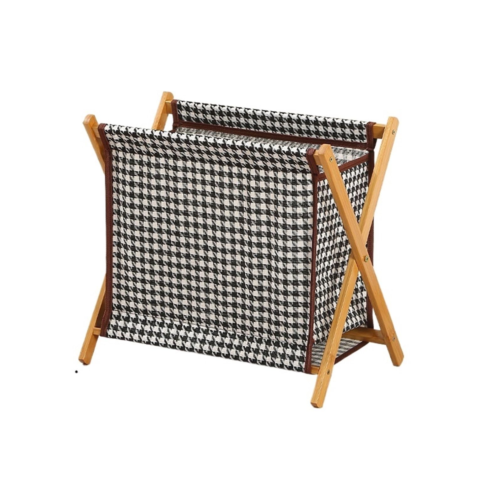 Panier à linge sale pour une salle de bain zen au design japonais noir et blanc