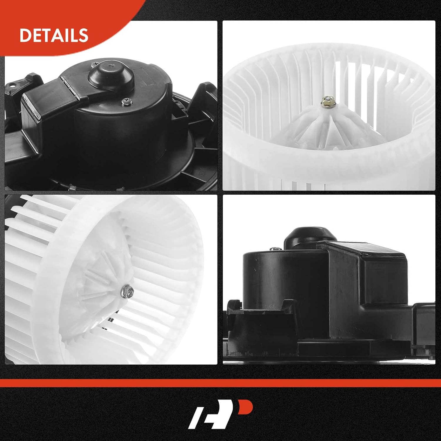 A-Premium HVAC Heater Blower Motor and Resistor Assembly Compatible with Toyota & Lexus Vehicles - 4Runner 2003-2009, GX470 2003-2007 - Front, Replace# 8710335070, 8716513010, 2-PC Set