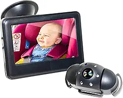 Maxi Baby Espelho Retrovisor Com Câmera Para Ver Bebê Carro