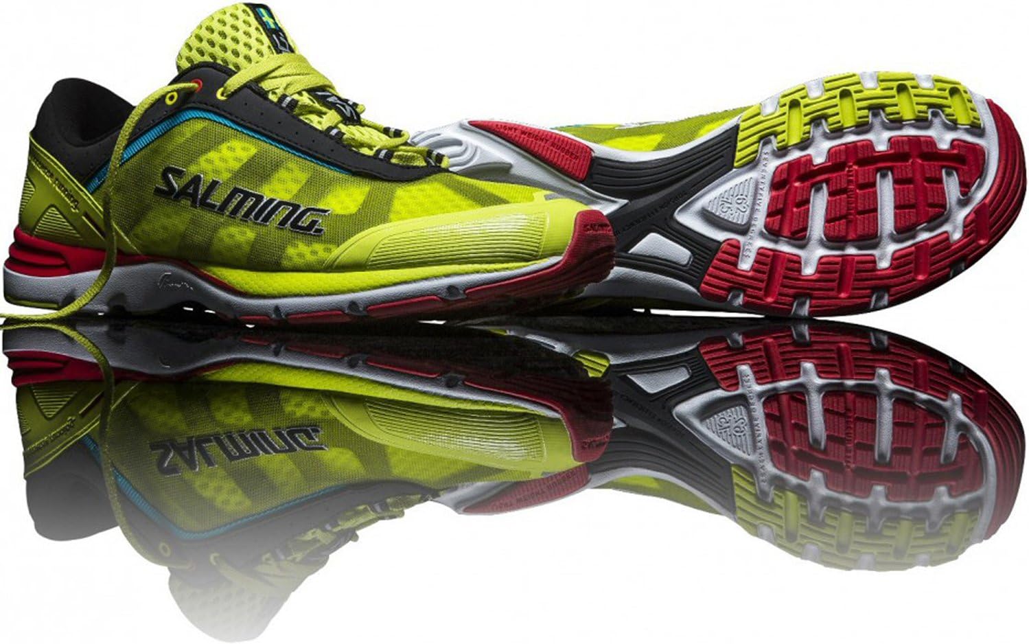 Salming Distance A3 Running Shoe Acid Green Mens