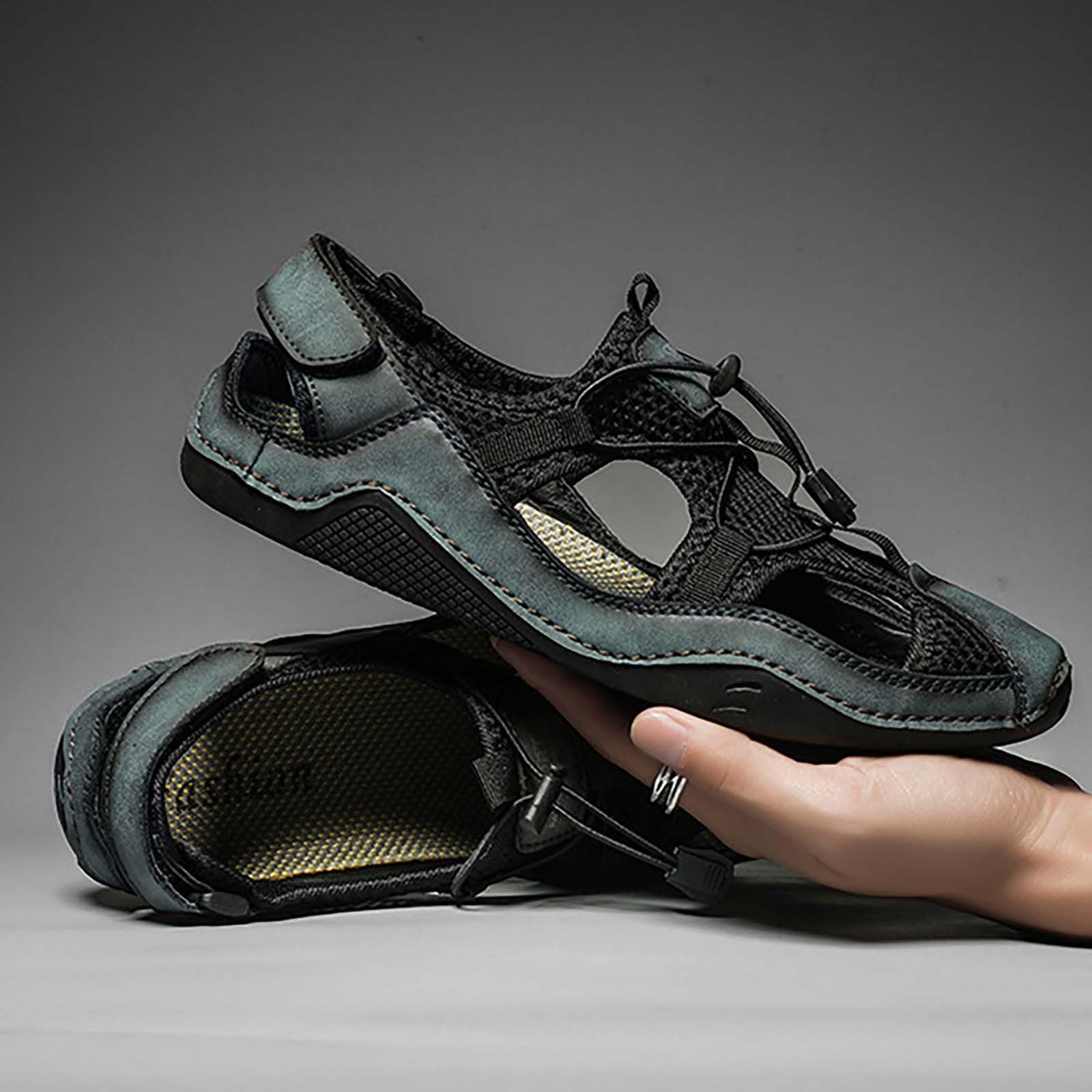 MJGkhiy Sandalias Deportivas Hombre Verano Casual Sandalias Chanclas Sandalias Paseo Transpirable Punta Abierta Sandalias Romanas Pantuflas De Casa Sandalia Con Tira De Senderismo Sandalias De Punta