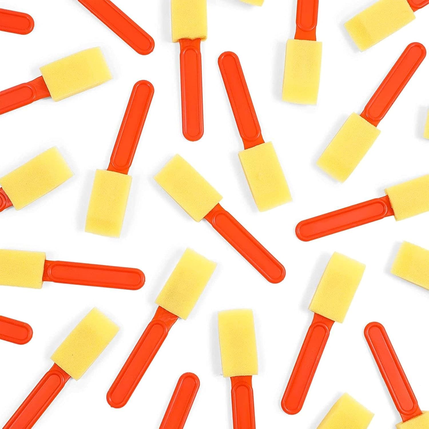 Foam Paint Brushes for Painting, Arts and Crafts Supplies (1.25 in, 120 Pack) : Arts, Crafts & Sewing