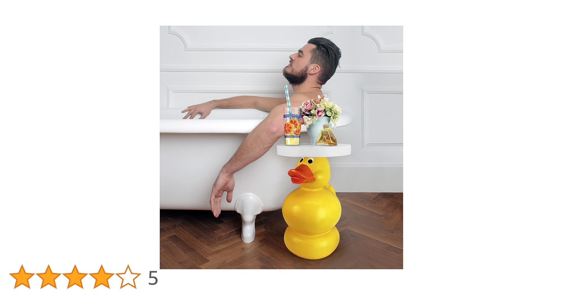 Design Toscano JQ8609 Wise Quack Rubber Duck Sculptural Side