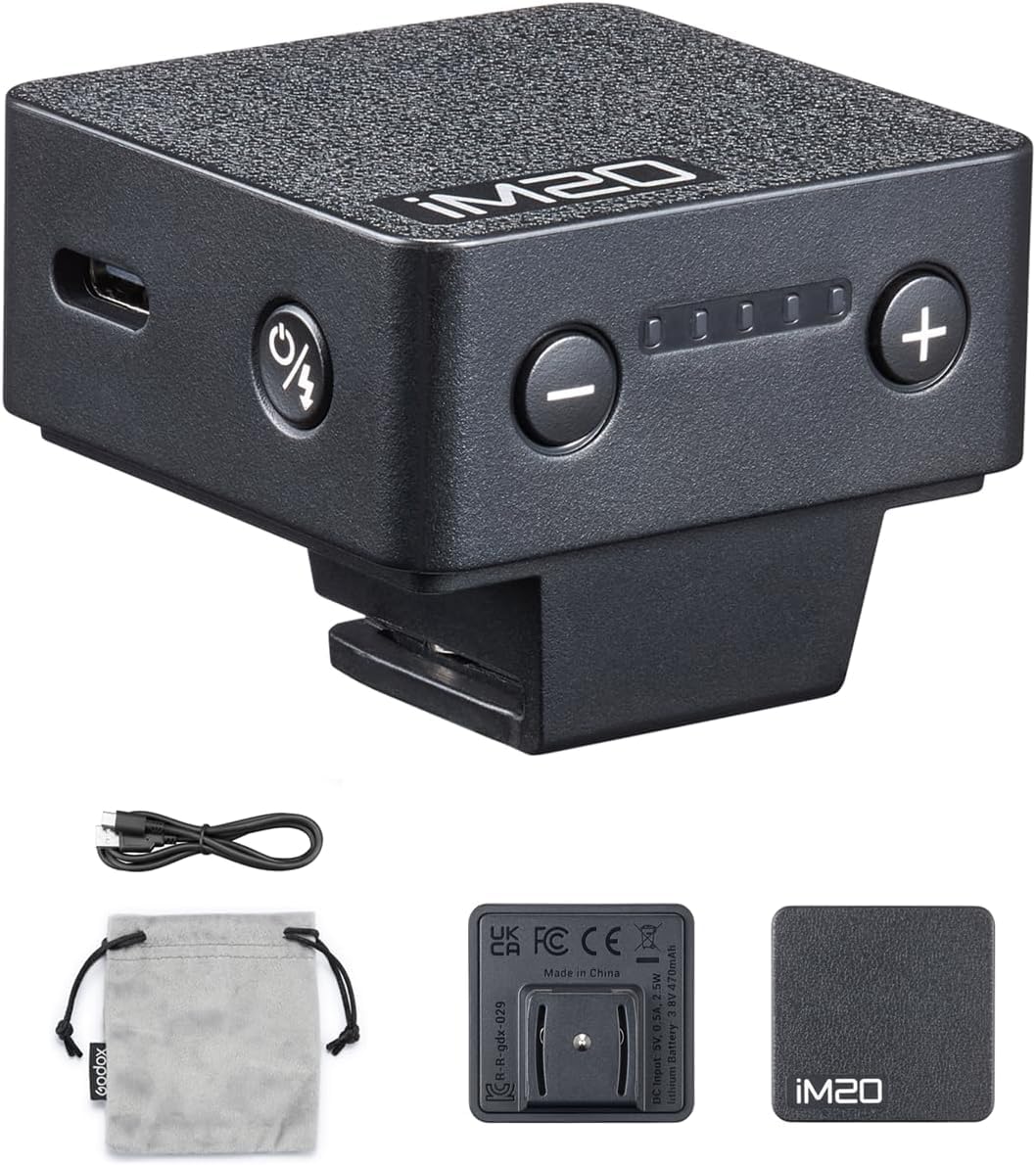 Dpofirs Diffusore Per Flash Godox IM20 – Softbox Portatile Per Luci Morbide E Ombre Delicate