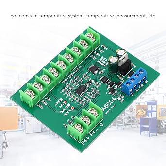 Temperature Sensor Module Kit, 4 Channel Pt100 Rtd Rs485 Temperature Sensor Acquisition Module, PT100 Resistance Value, for Thermostatic Systems, Thermal Systems, Measuring Instruments(A220 12V)