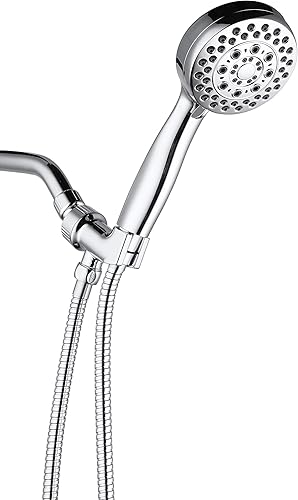 Miniatura 8 de Pichrain Extensión de manguera de ducha, manguera de ducha extra larga de acero inoxidable de 72 pulgadas para cabezales de ducha de mano, manguera