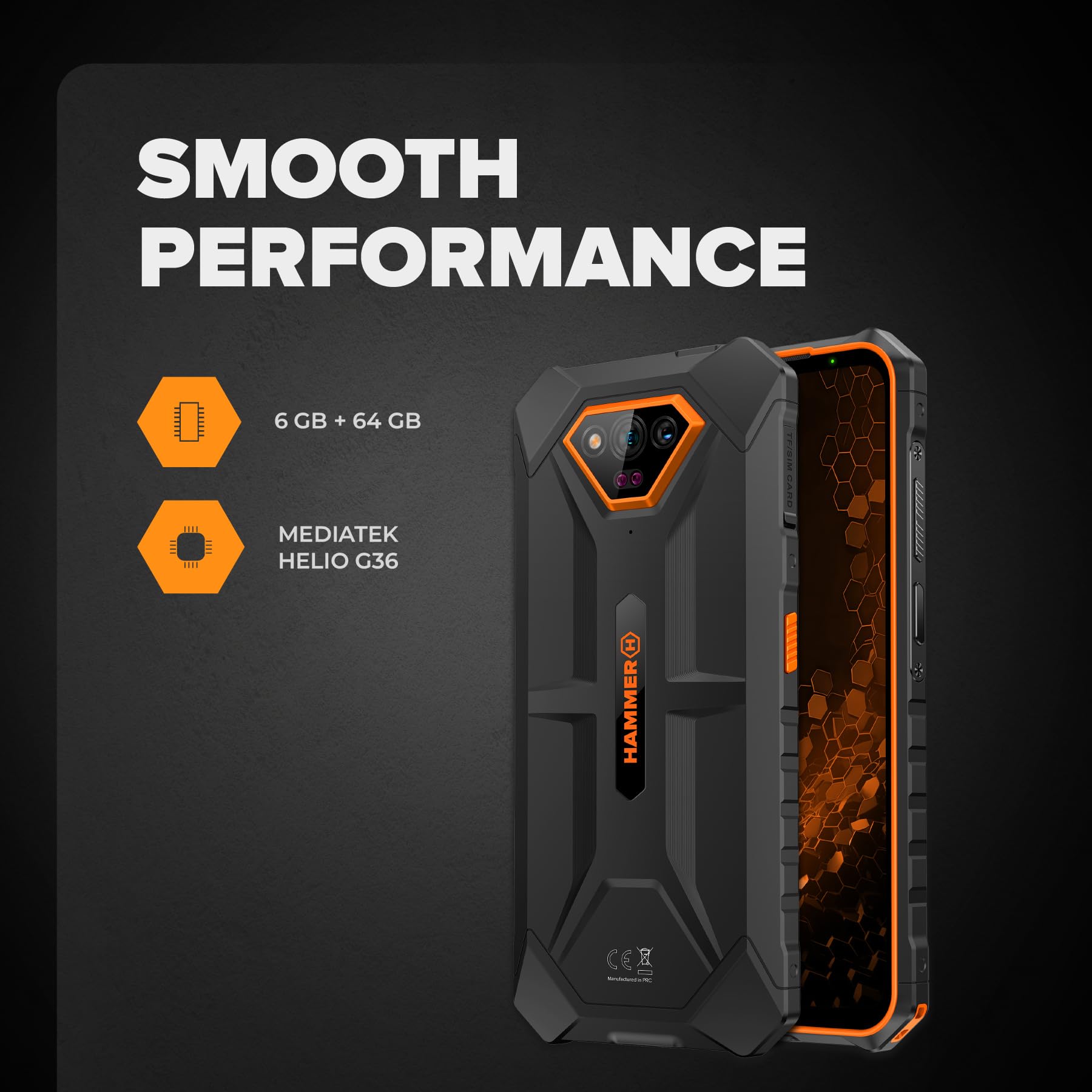 Hammer Iron V 6GB/64GB Smartphone Dual Sim - Dettaglio