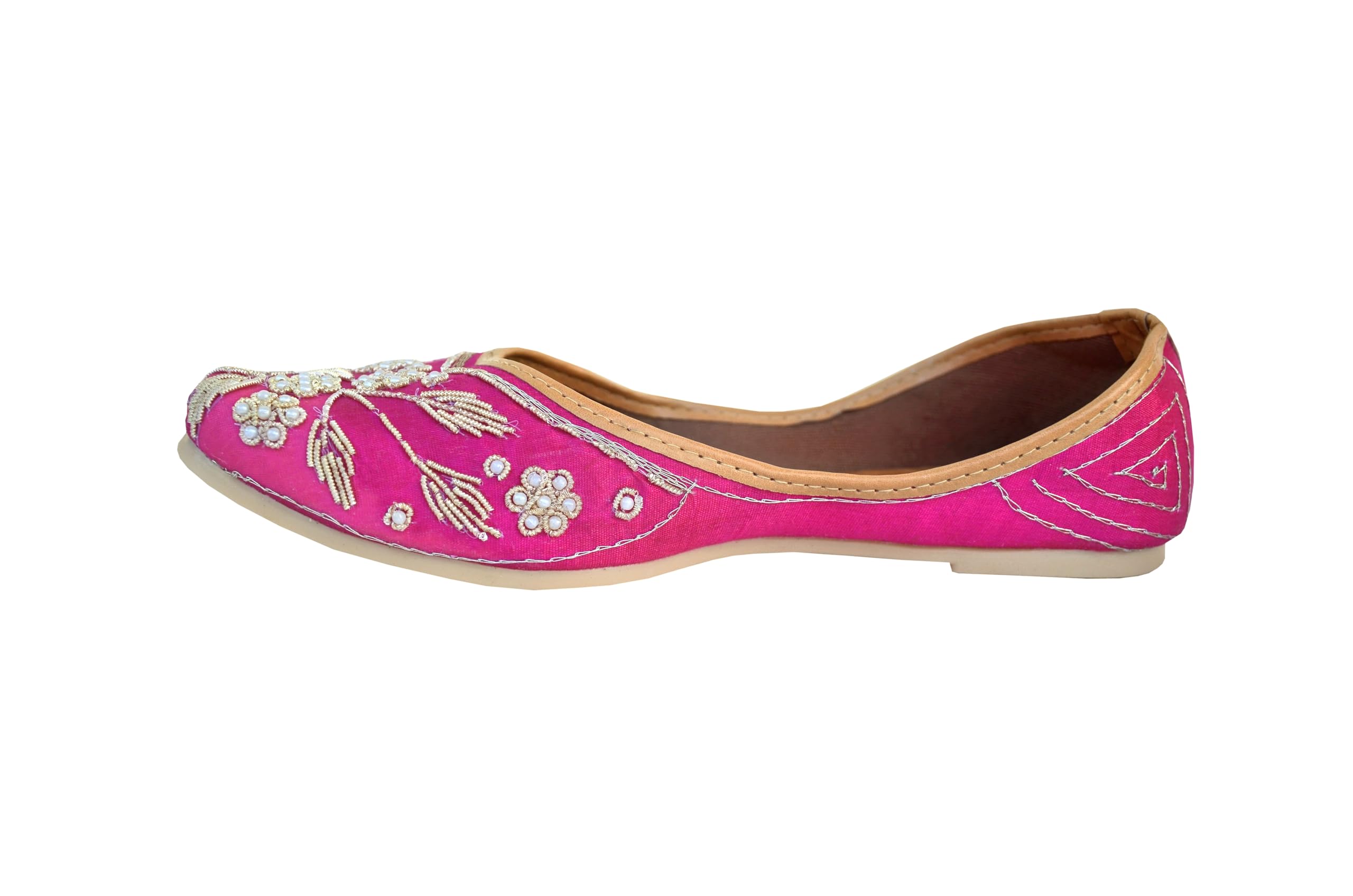 Jutti for Women, Punjabi Juti mojaris, Stylish mojri Footwear, New Juttis Ethnic Traditional Girls Rajasthani Ladies Shoes Jaipuri Wedding Bridal mojdi