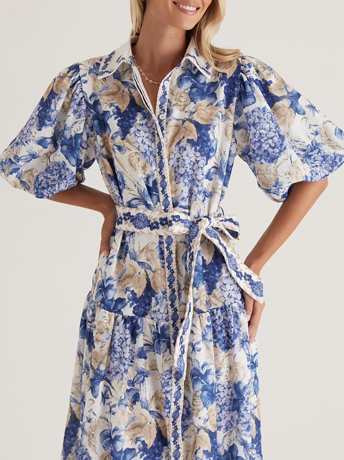 Sissyaki Women's Floral Maxi Dress 2026 Summer Spring Wedding Guest Dress - Image 2