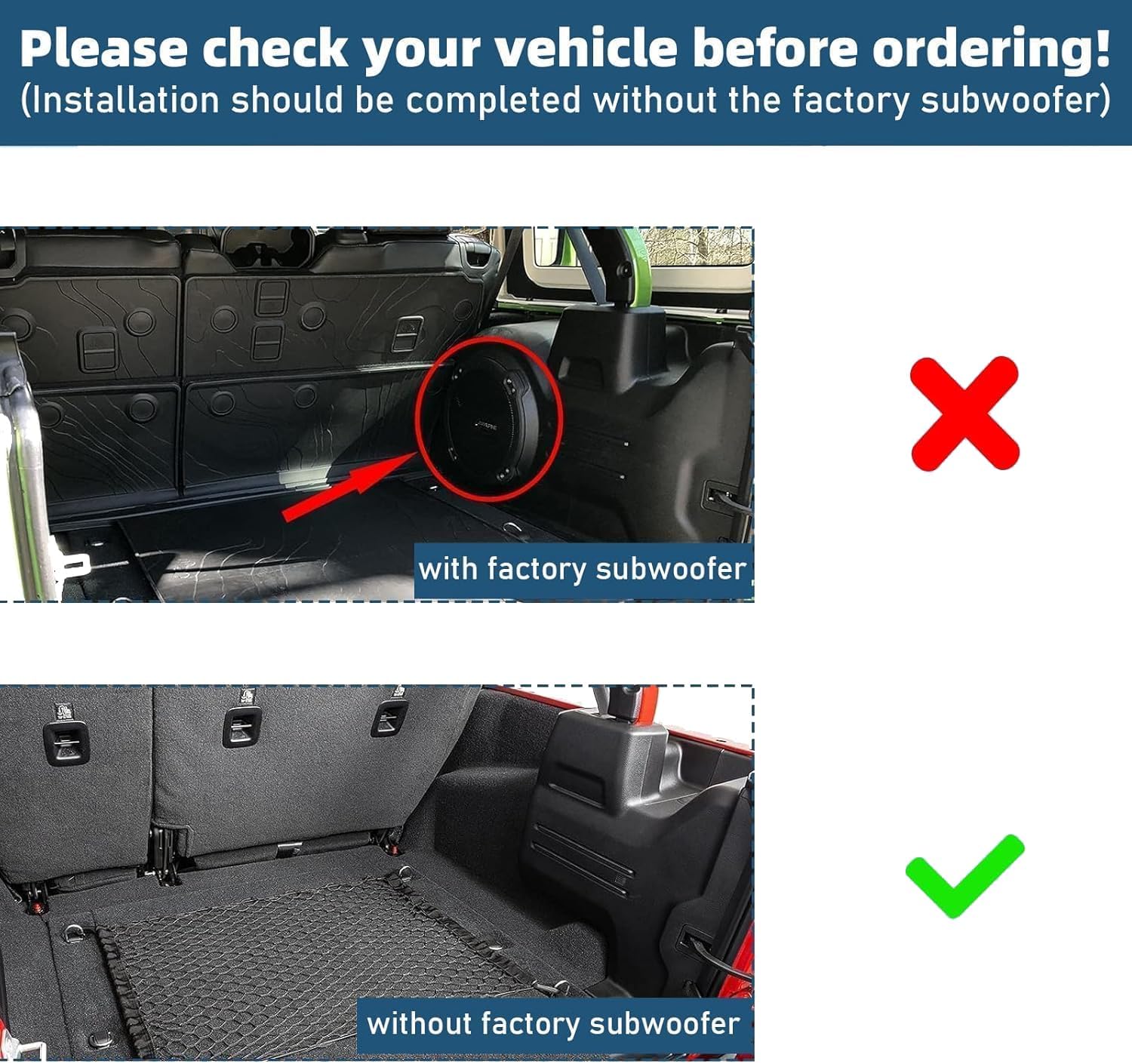 Hooke Road Wrangler JK Security Deck Enclosure Compatible with Jeep Wrangler JK 2015-2018 4-Door Unlimited, Cargo Rack Cover Organizer, Tailgate Tonneau Luggage Storage Rack