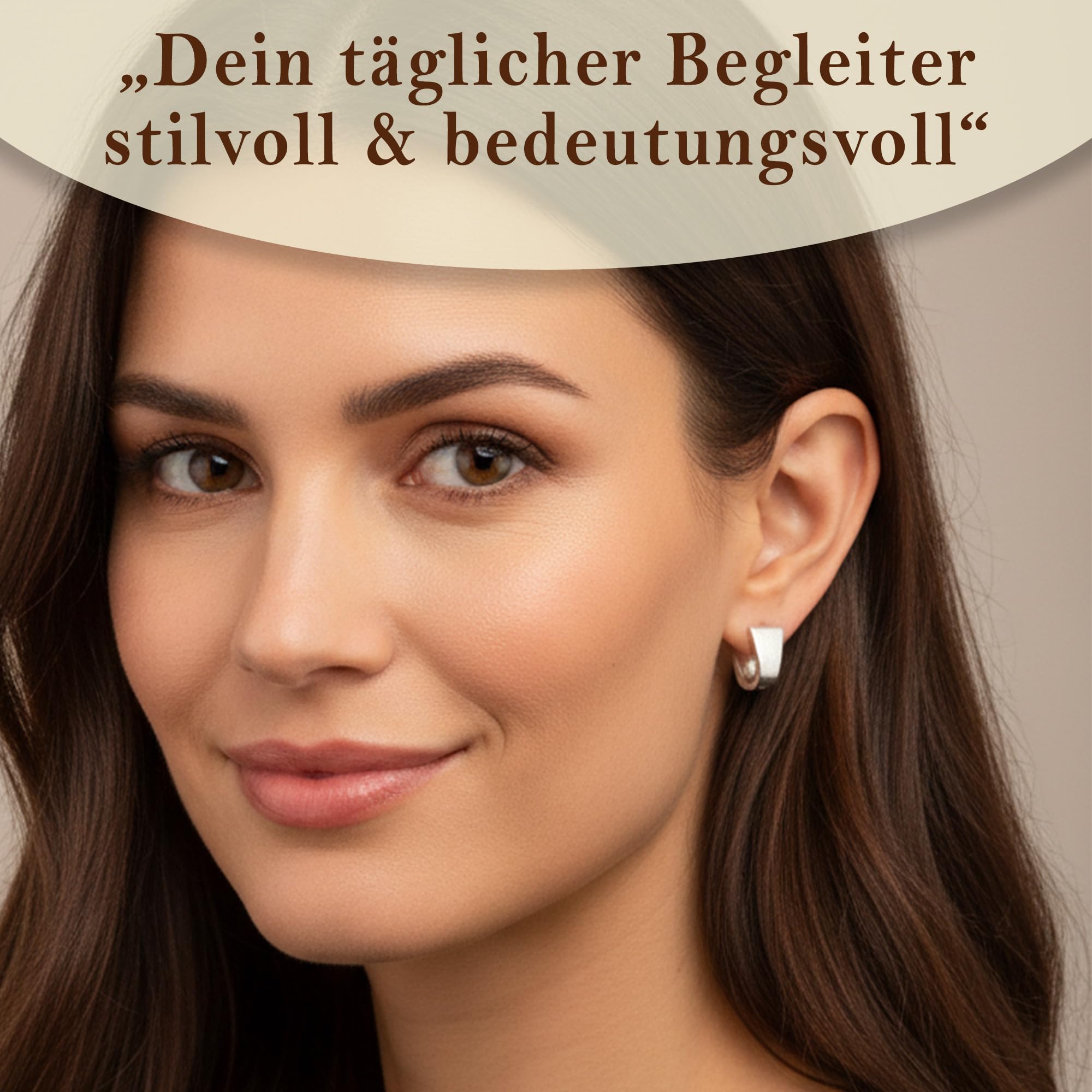 Cassini Ovale Creolen Silber 925 – Mattierte Klappcreolen für Damen, Mittelgroß & Allergiefrei, Elegante Silberohrringe für Alltag, Büro und besondere Geschenkideen, 3CSY