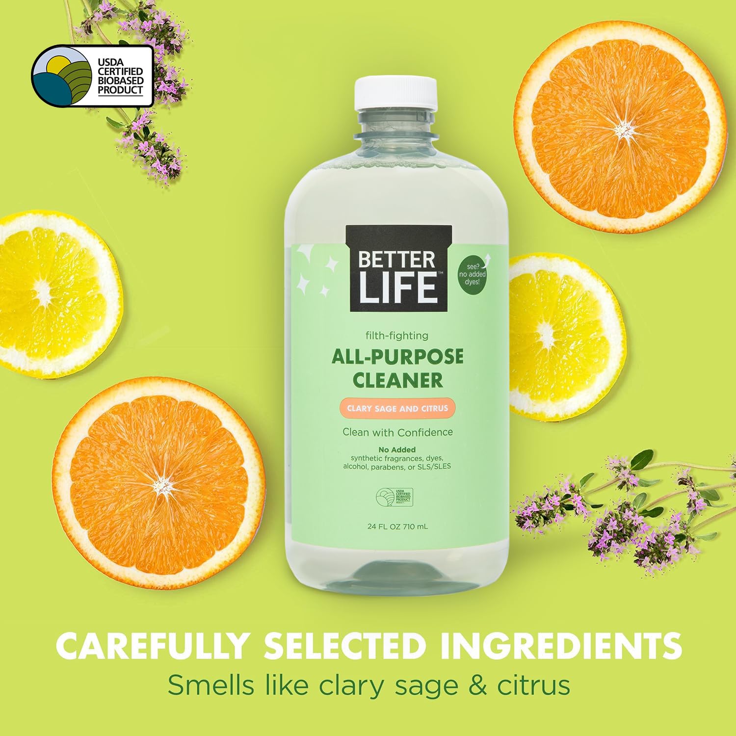 Better Life All-Purpose Cleaner, Clary Sage & Citrus (32 Fl Oz - View #4