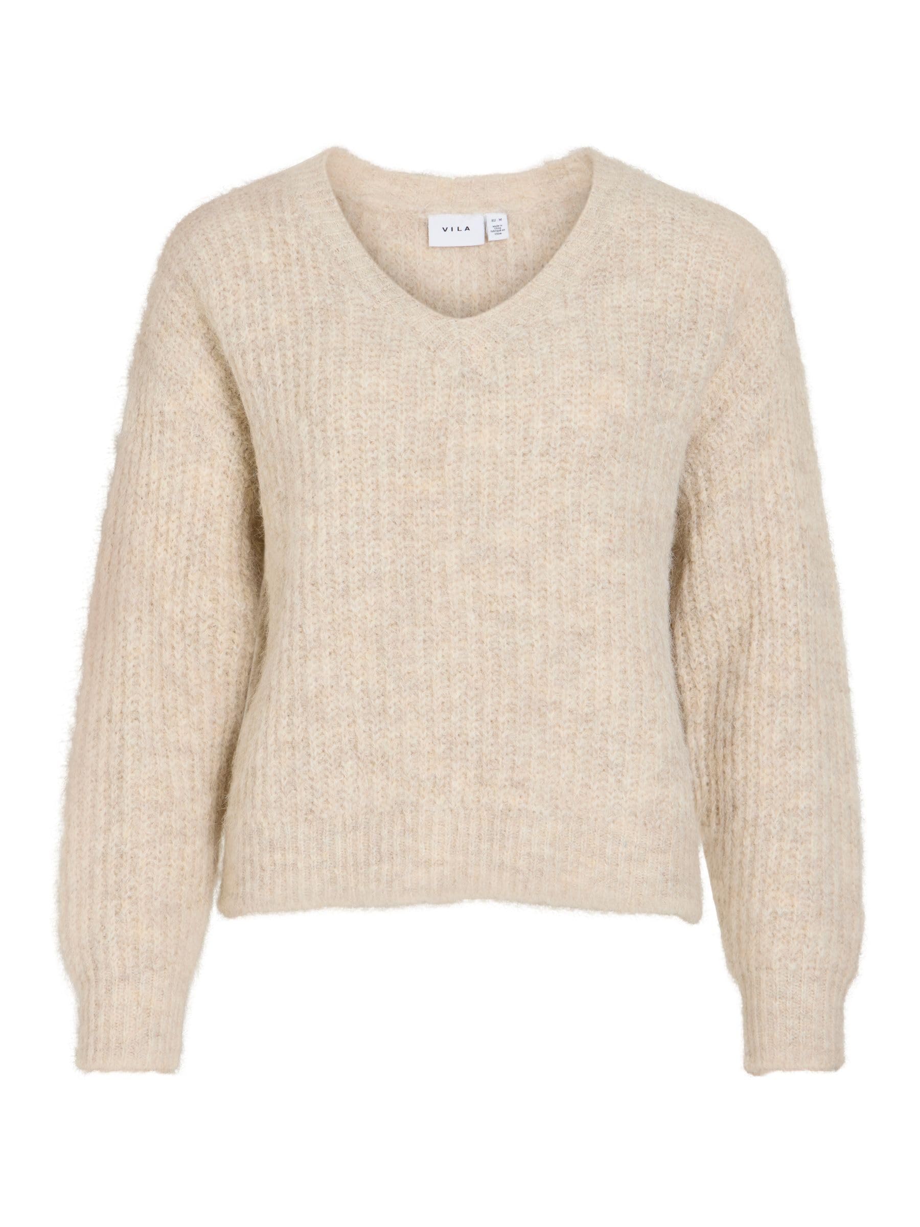 Vilampe V-Neck L/S Knit Top-Noos