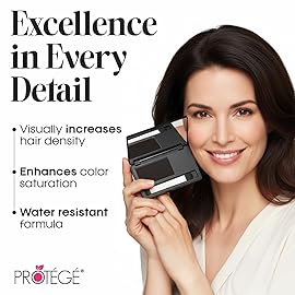 Premium Root Touch-Up Hair Color Powder for Women - Gray Coverage Hairline Concealer Black - Built-in Applicator Brush - Long Lasting Sweat & Water Resistant Natural Quick Dry