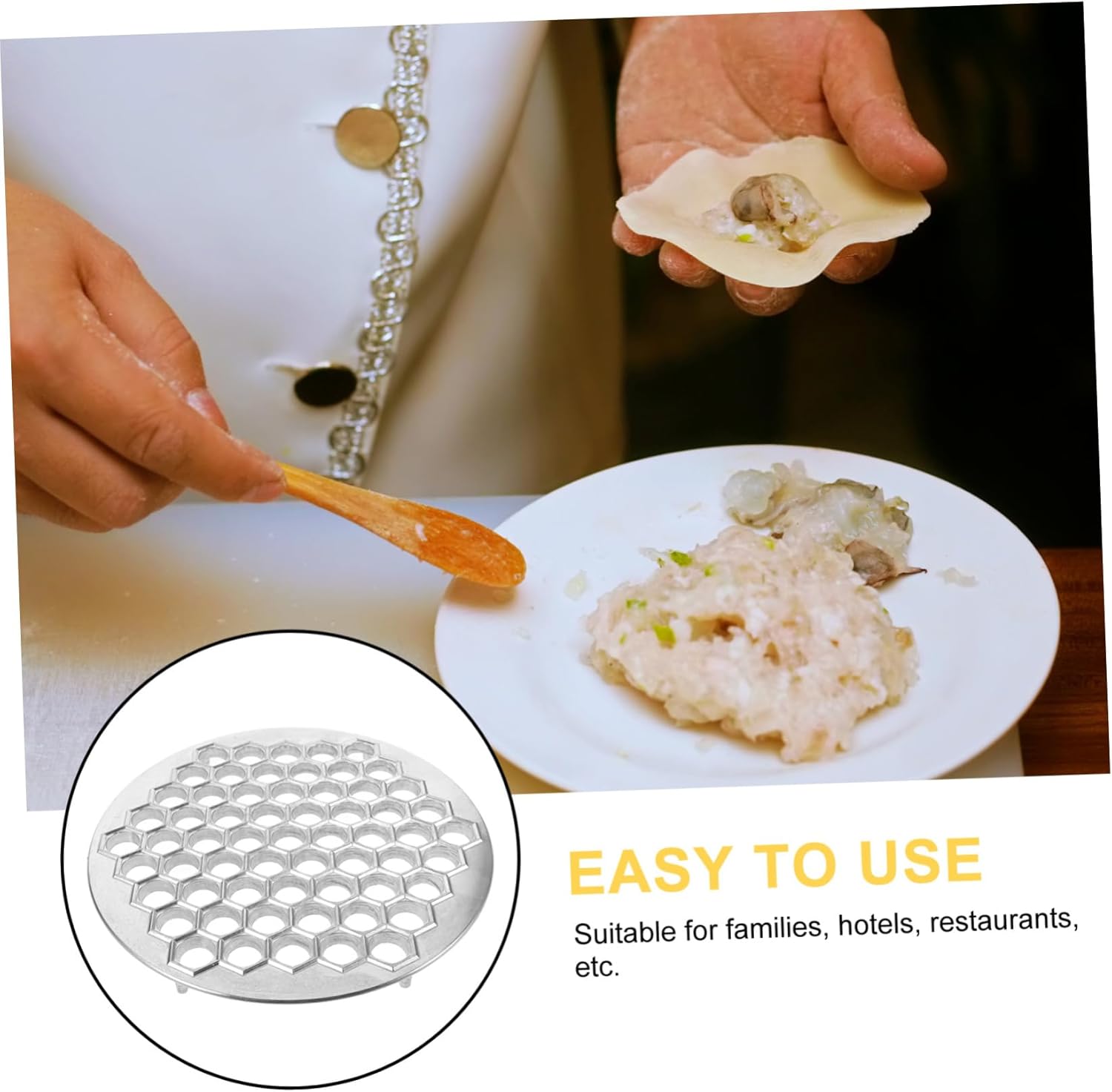 MAGICLULU Reusable Maker Dumpling Mold Dumpling Press Lightweight Portable for Russian Helper