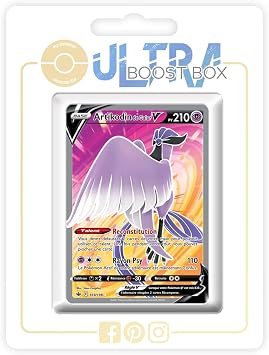 Artikodin de Galar V Galarian Articuno V 169/198 Full Art - my-booster X  carlate et Violet 6 R gne de Glace - Box of 10 Pokemon French Cards