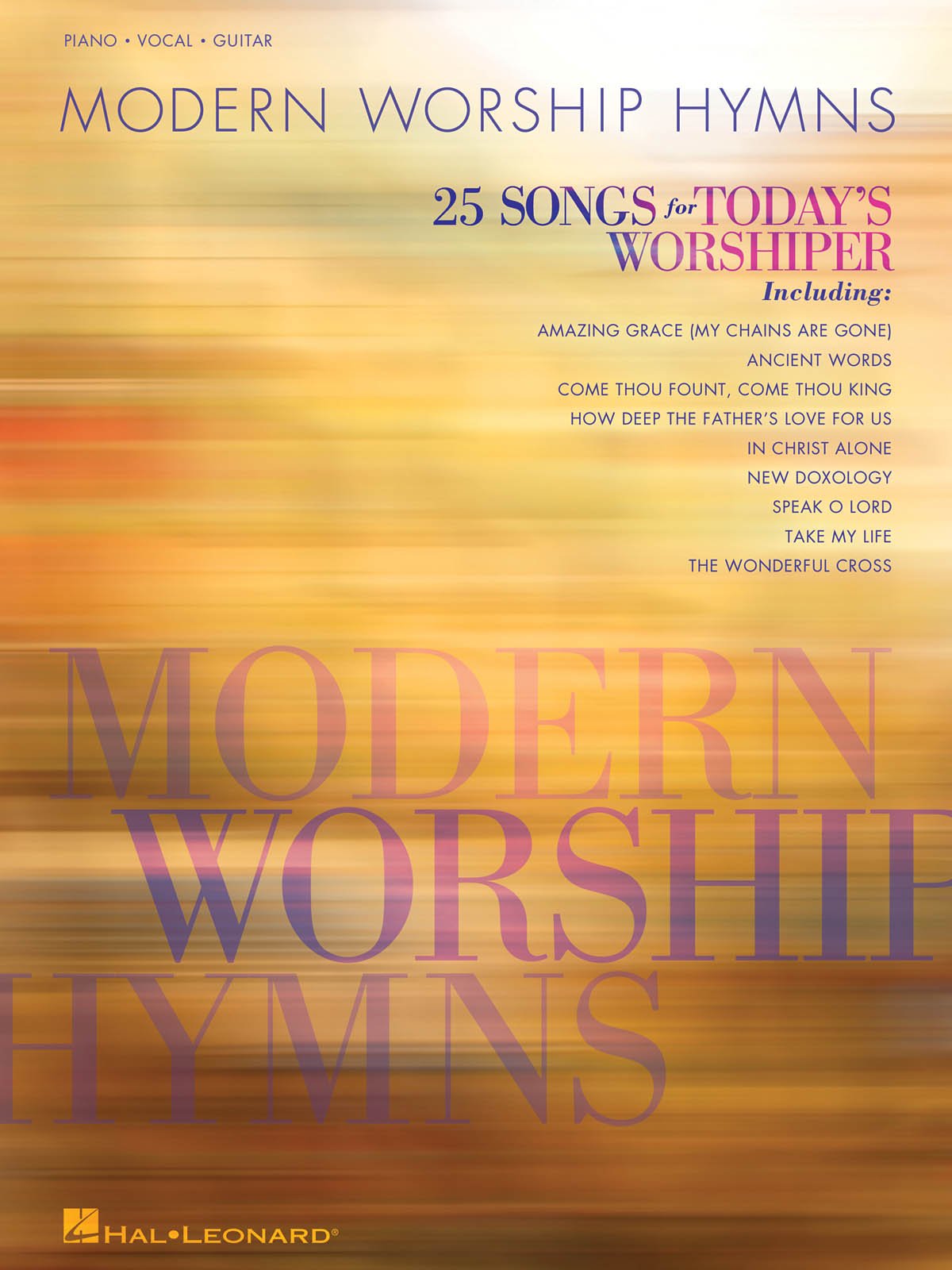 Modern Worship Hymns : livre partition piano chant guitare pour musique de louange et gospel