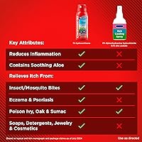 Vista 9 de Cortizone 10 Spray Refrescante de Alivio para la Picazón con Aloe Calmante de Máxima Potencia, 1% de hidrocortisona, acción rápida, spray