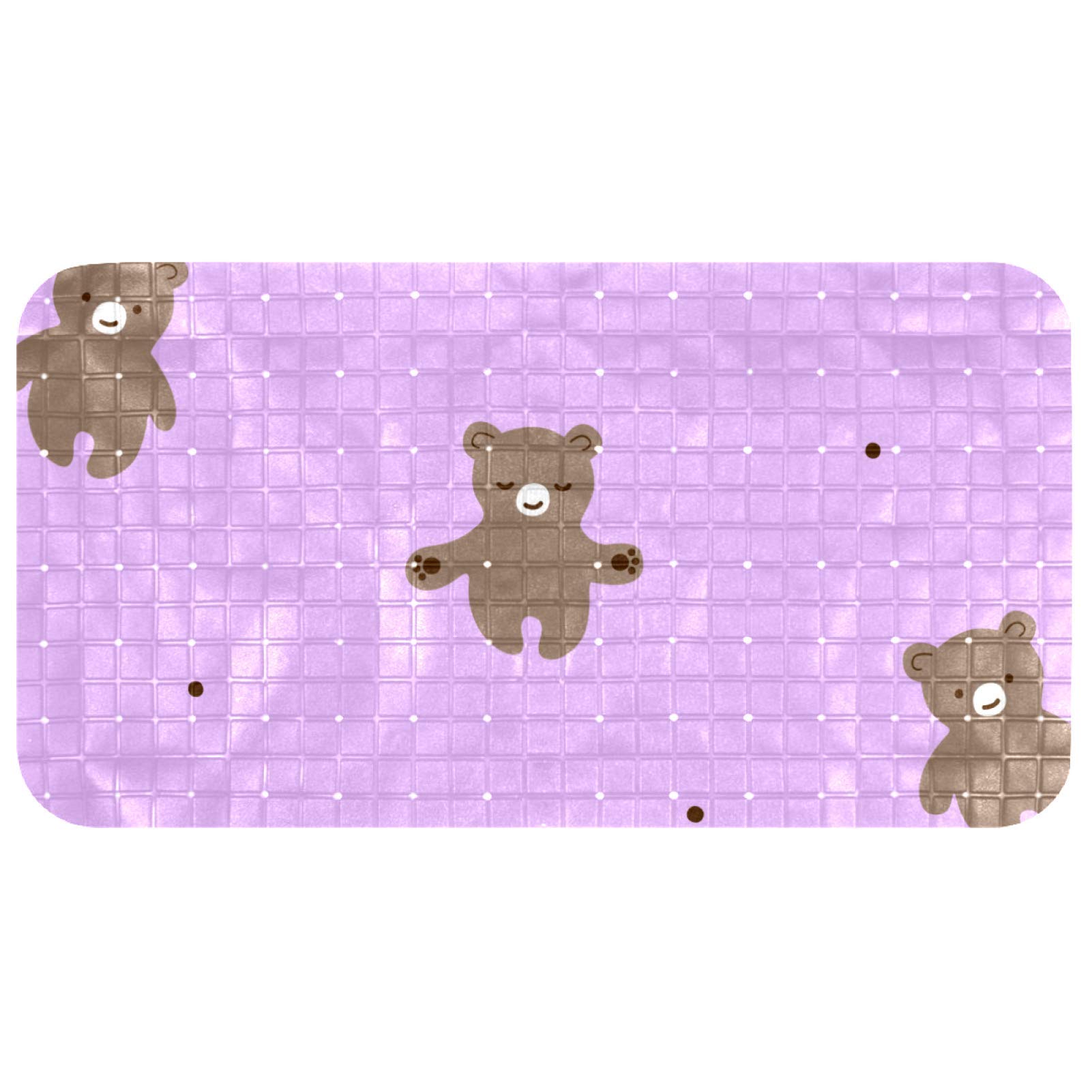 Alfombrilla de baño para suelo infantil con oso antideslizante