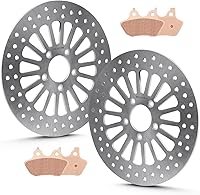 Vista 10 de 11.5" Disco de Rotor de Freno Delantero Compatible con Harley Road King/Electra Glide/Street Glide/Road Glide/Super Glide/Low Rider/Fat