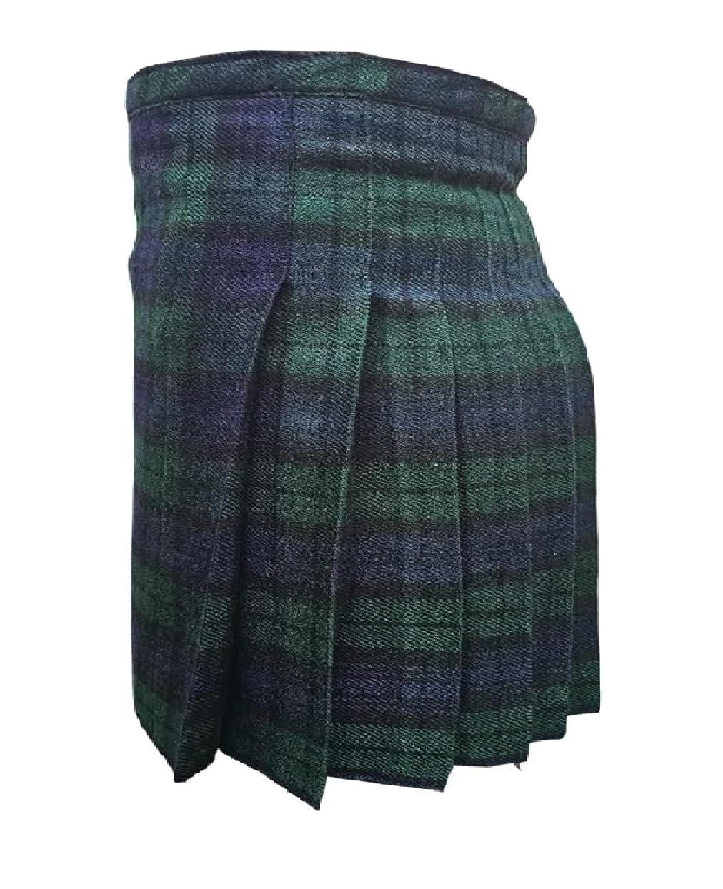 Kids Black Watch Traditional Scottish Highland Kilt Outfit for Boys & Girls Classic Tartan Dress Wear
