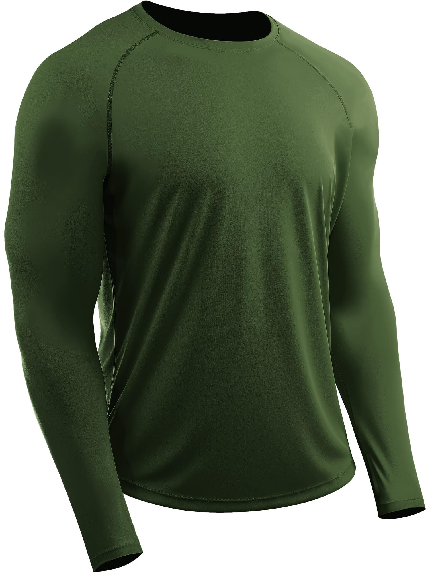 CADMUS Men's Hiking Workout Shirts, UPF 50+, Thumb Holes, Rash Guard,Fishing,Running, Athletic Long Sleeve,1 or 4 Packs