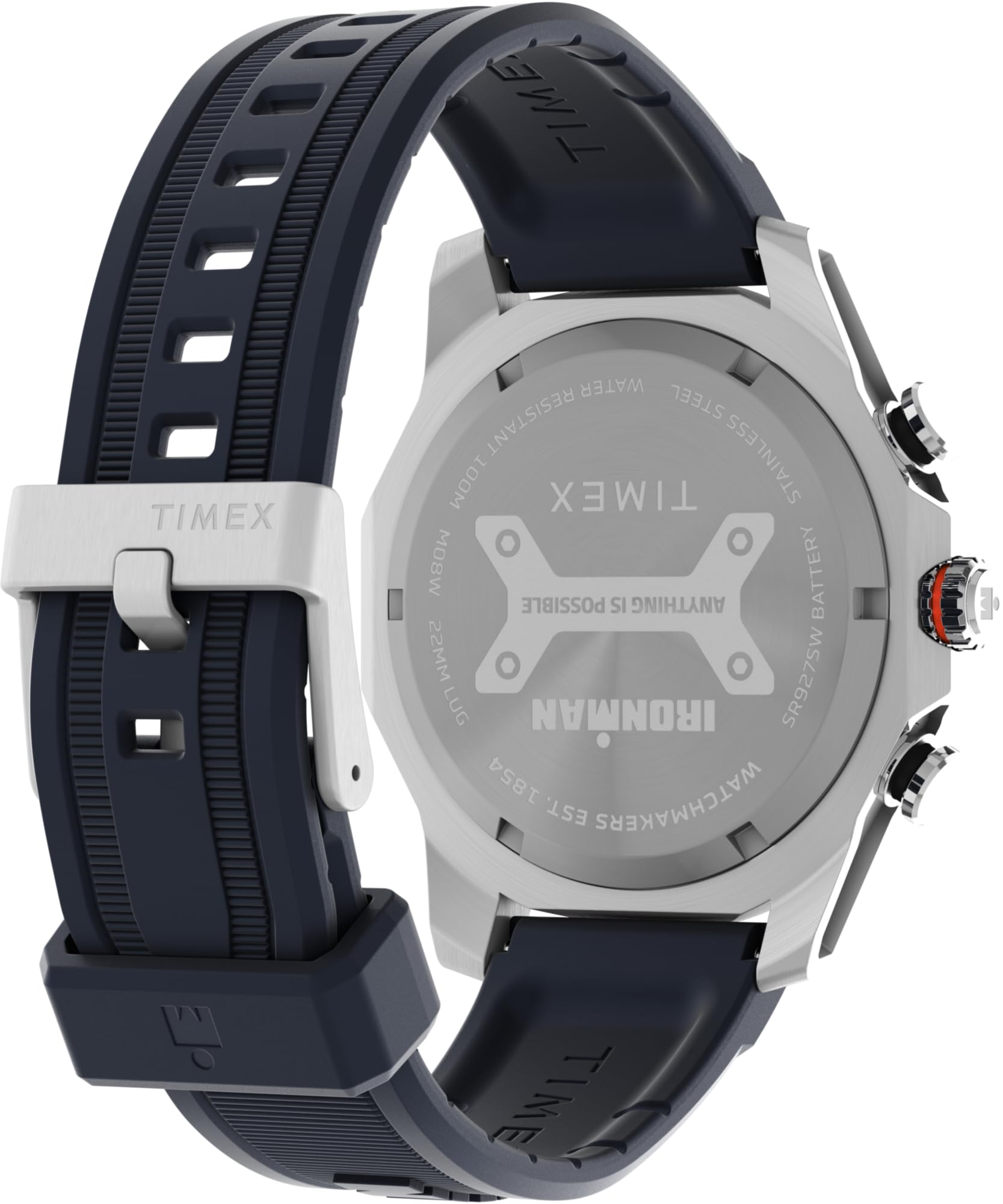 Timex TW2W55500VQ - Reloj analógico de Cuarzo para Hombre con Correa de Poliuretano, Azul