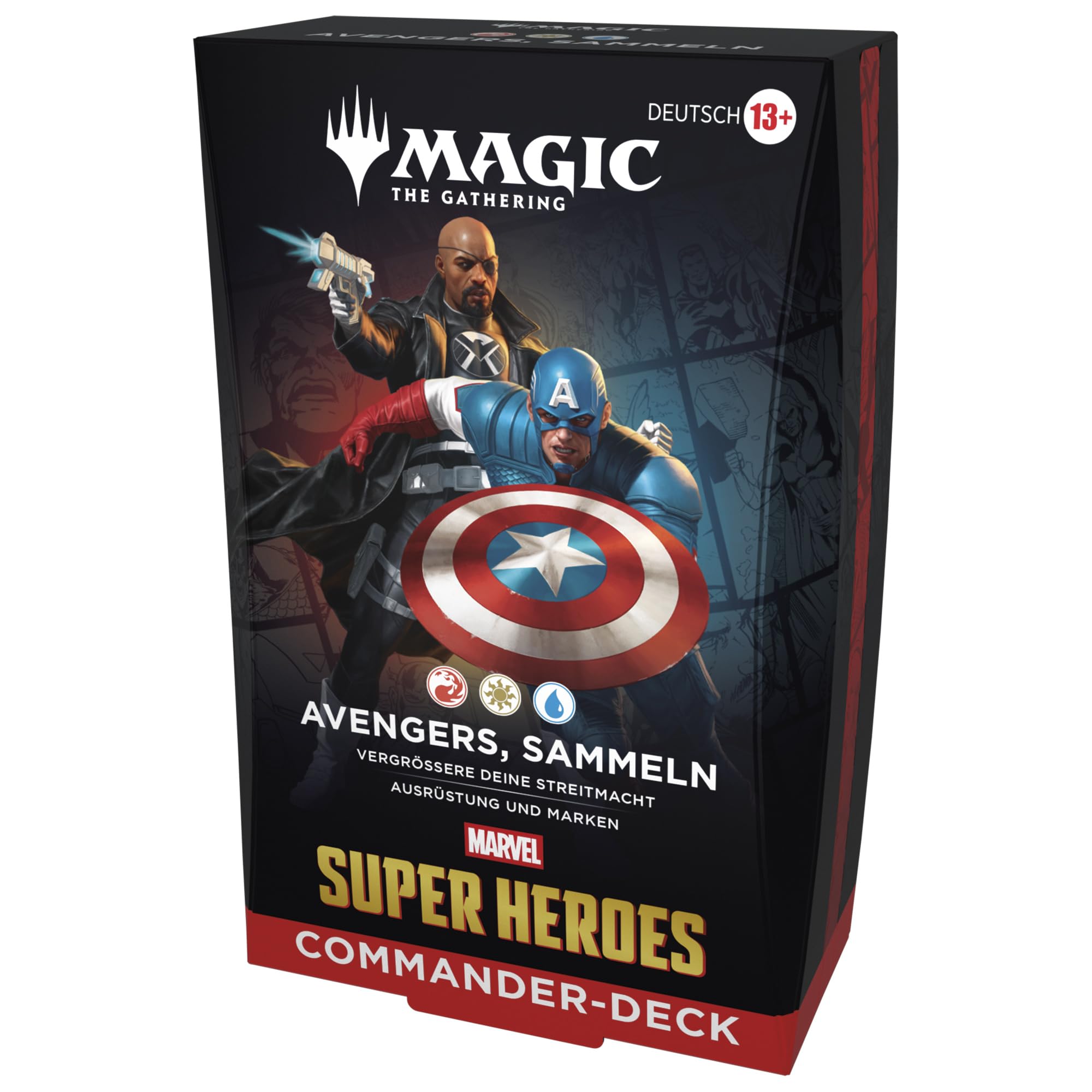 Magic: The Gathering | Marvel Super Heroes Commander-Deck – Avengers, sammeln! (Deutsche Version)