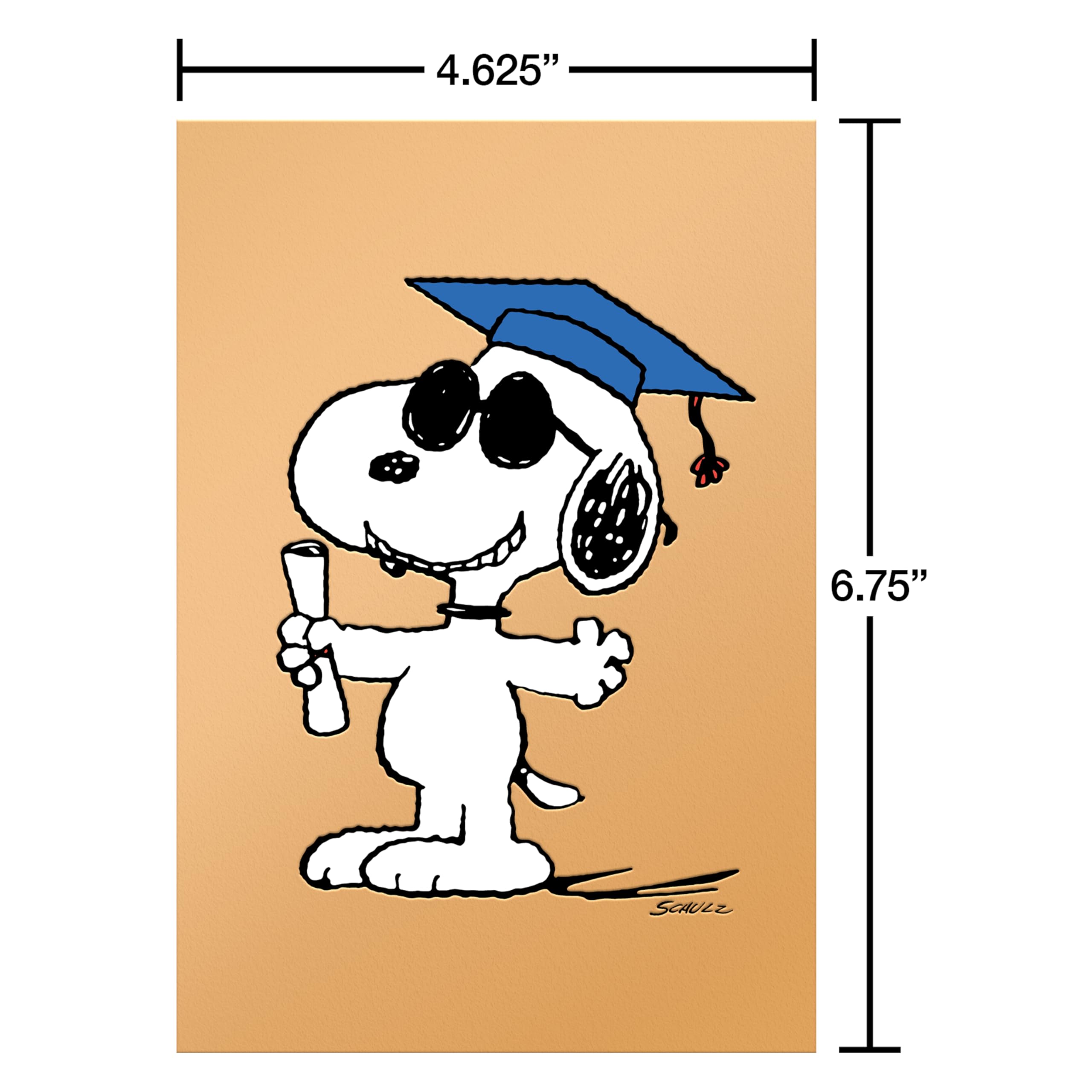 American Greetings Peanuts Abschlusskarten Mit Umschlägen – 15 Bunte Glückwunschkarten Mit Snoopy