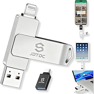Genuine Apple MFi Certified iPhone-USB-Flash-Drive 256GB Real Capacity Genuine Lightning encrypted Backup-Photo-Stick-for-... Price In India