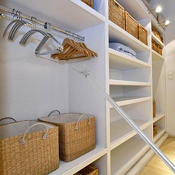 Closet Rod Extender Retractable Clotheslines Laundry Hanger