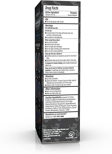 Miniatura 2 de Dragon - POMADA, máxima fuerza, adormecimiento del dolor y alivio del dolor de larga duración, aplicador sin ensuciar con lidocaína roll, 2.5 onzas,