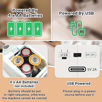 Handheld Sewing Machine, Mini Portable Hand Held Sewing Machine for Beginners Adult Hand Stitching Machine for Fabrics Clothes Quick Repairs DIY Home Travel