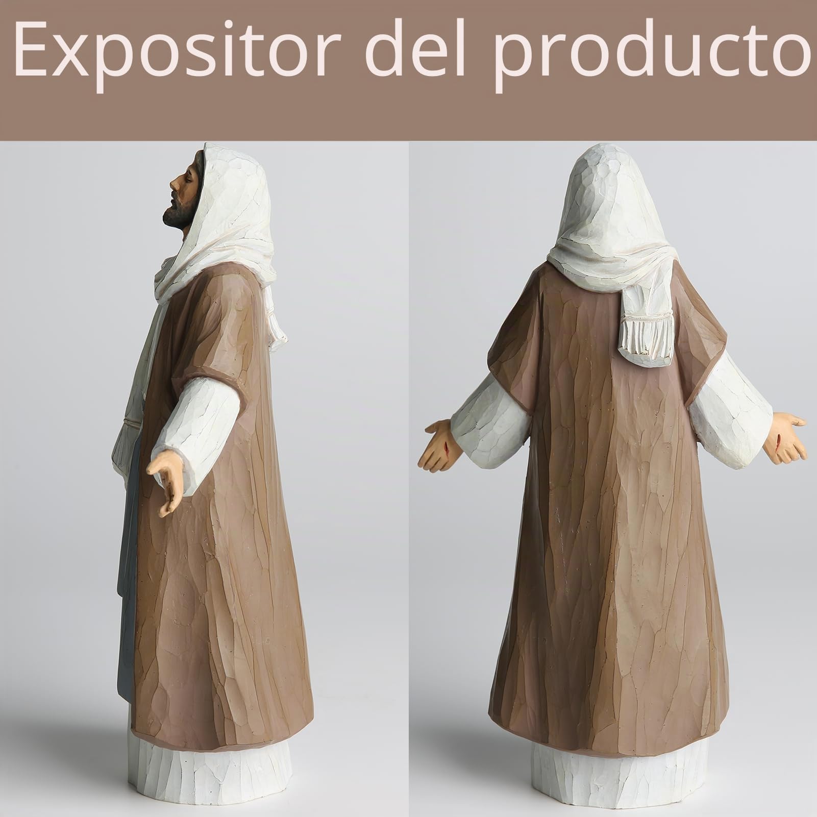 Estatua de bendición de Jesucristo de 9.5 Pulgadas de Alto, Regalo religioso de Resina
