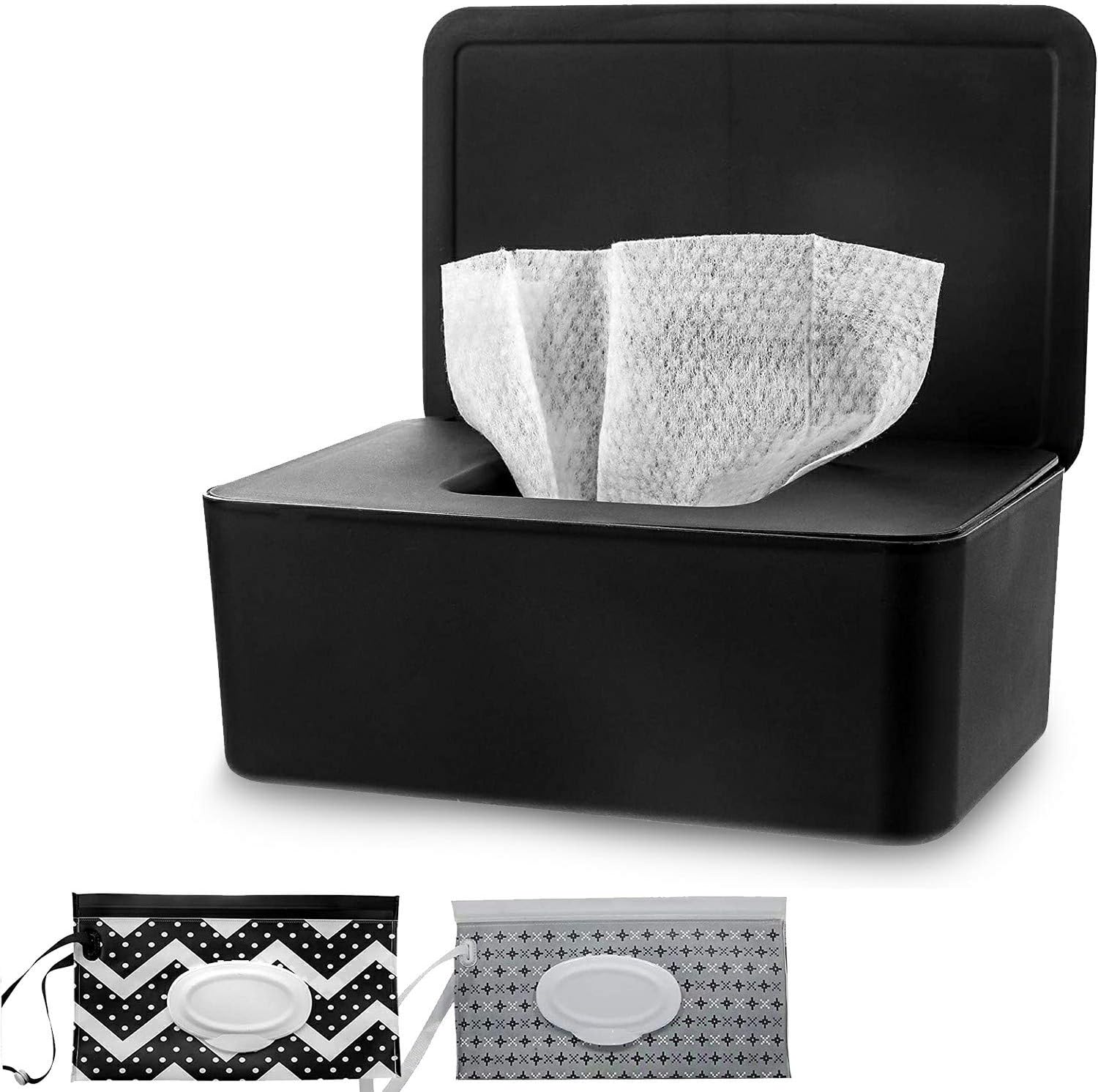 Wipes Dispenser Portable Wet Wipe Pouch Baby Wipe Holders Reusable Wet