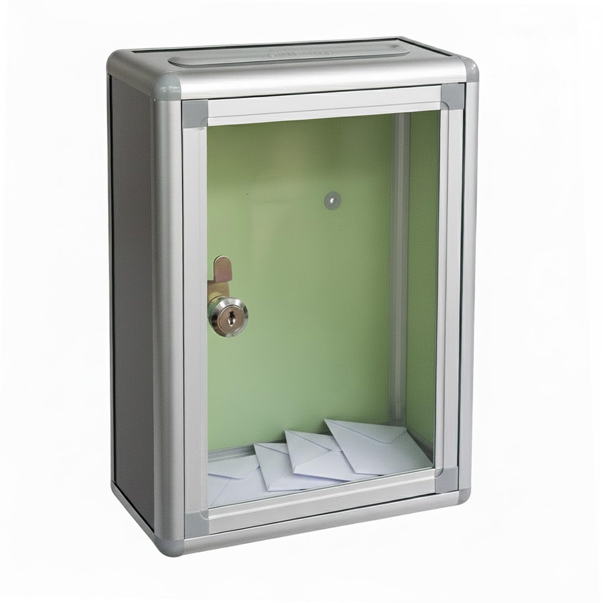 oddpod™ Multipurpose Wall-Mounting Letter Box/Suggestion Box with Lock - Transparent