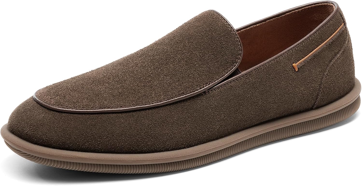 Bruno Marc Men's Suede Leather Loafers Casual Dress Shoes
